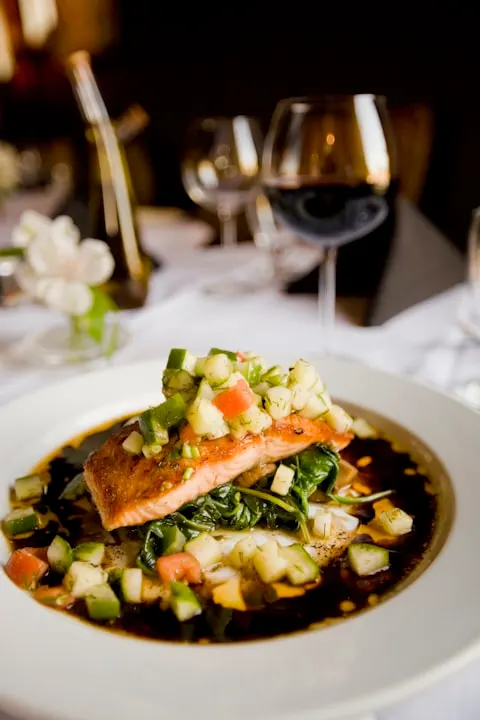 Lemon herb salmon